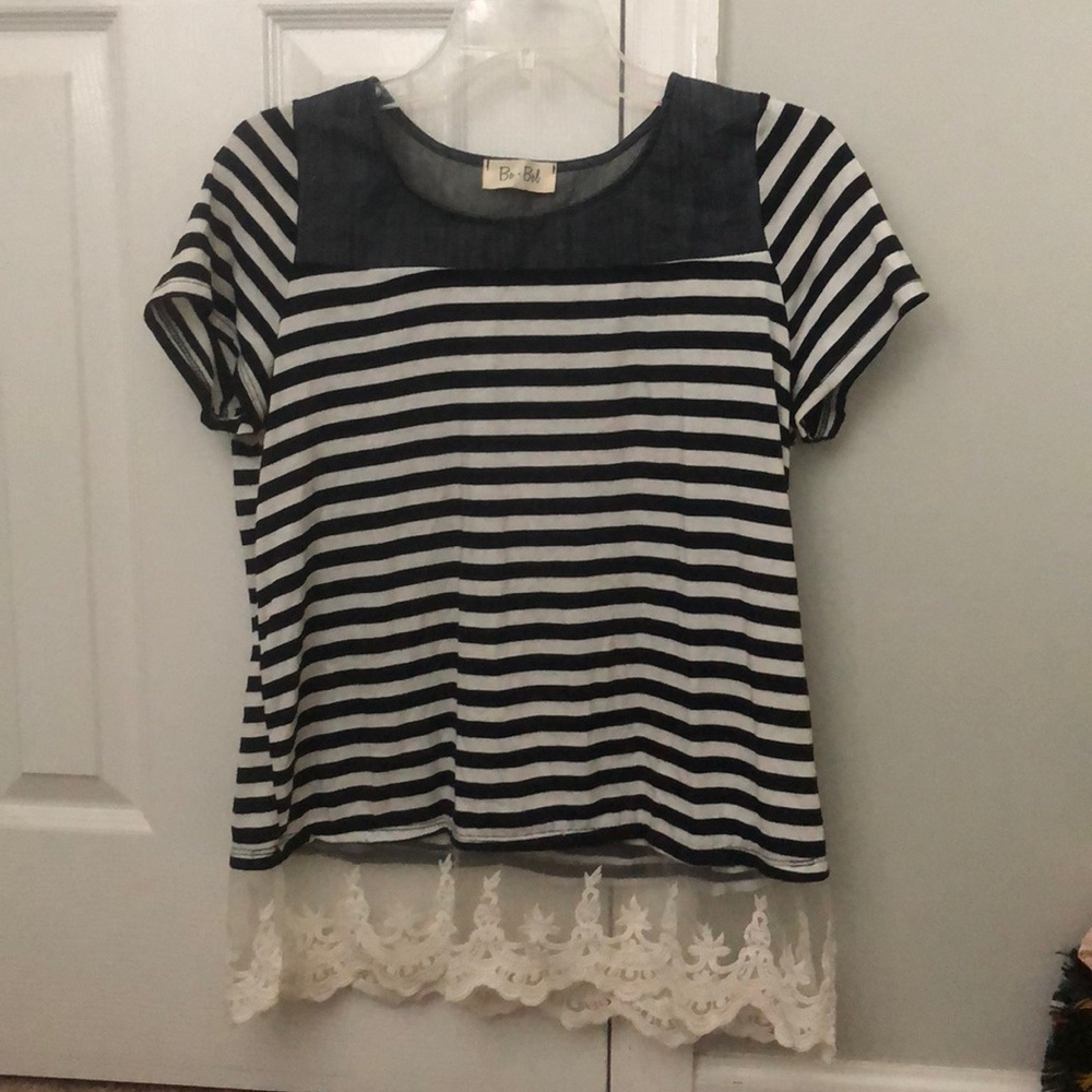 Bo Bel Striped Top